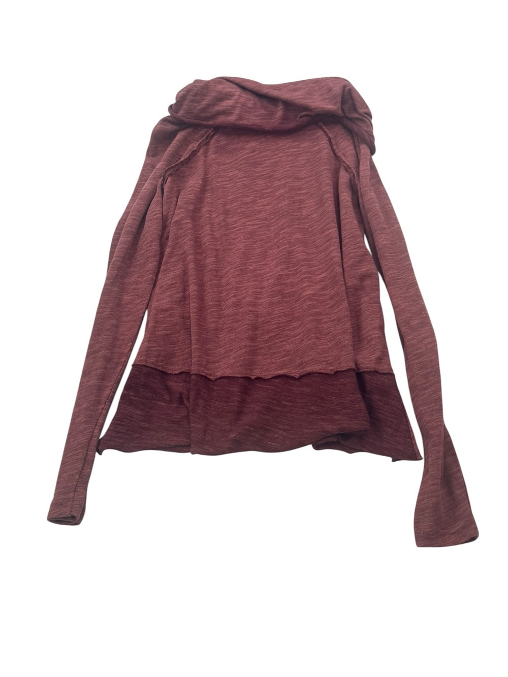 Free People Beach Cocoon Cowl Neck Sweater in Terracotta Size XS/S Womens NWT - Picture 3 of 7